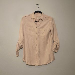 Express | Silky Soft Twill Boyfriend Shirt